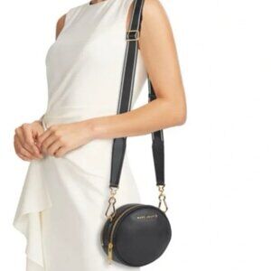 Women's Marc Jacobs Black Rewind Leather Crossbody Bag Small